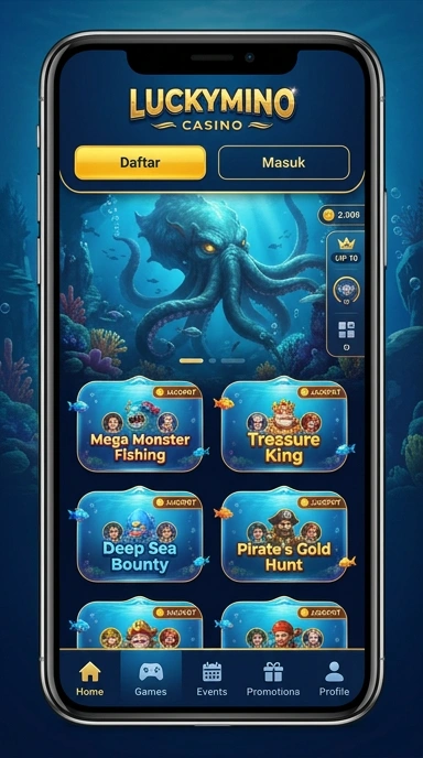 luckymino — cuplikan layar ringkas